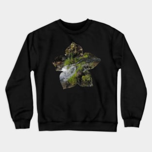 Rippling Stream Flower Crewneck Sweatshirt